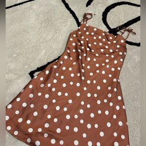 Polka Dot Mini Dress